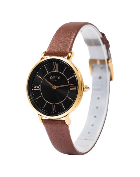 Montre Femme Rotonde marron