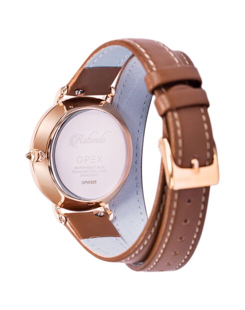 Montre Femme Rotonde marron