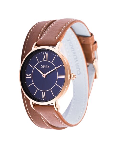 Montre Femme Rotonde marron