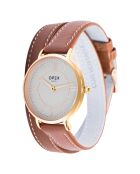 Montre Femme Rotonde marron