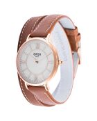 Montre Femme Rotonde marron