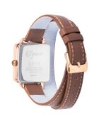 Montre Femme Square marron