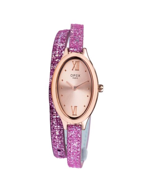 Montre Femme Daphné rose