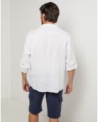 Chemise 100% Lin Ralph blanche