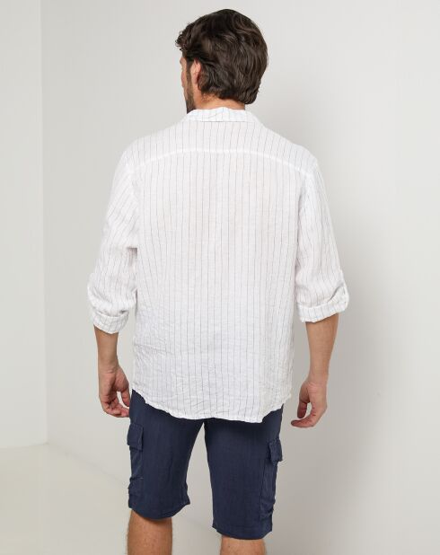 Ralph Weißes Hemd aus 100% Leinen