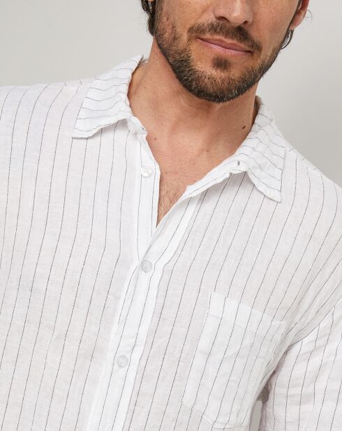 Chemise 100% Lin Ralph blanche