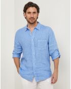 Chemise 100% Lin Ralph indigo