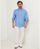 Chemise 100% Lin Ralph indigo