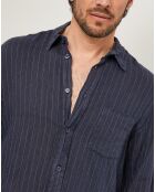 Chemise 100% Lin Ralph marine