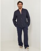 Chemise 100% Lin Ralph marine