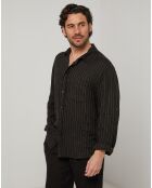 Chemise 100% Lin Ralph noire