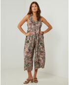 Combinaison 100% Lin Myrtille taupe