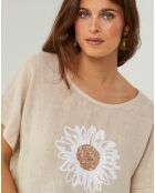 Tunique 100% Lin Lauren beige