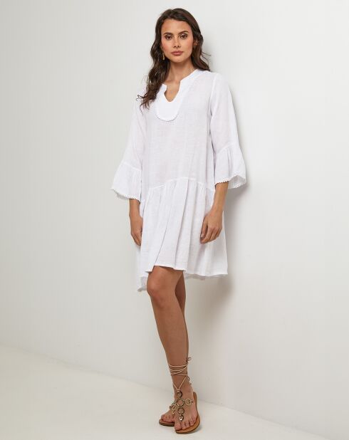 Robe 100% Lin Couture blanche