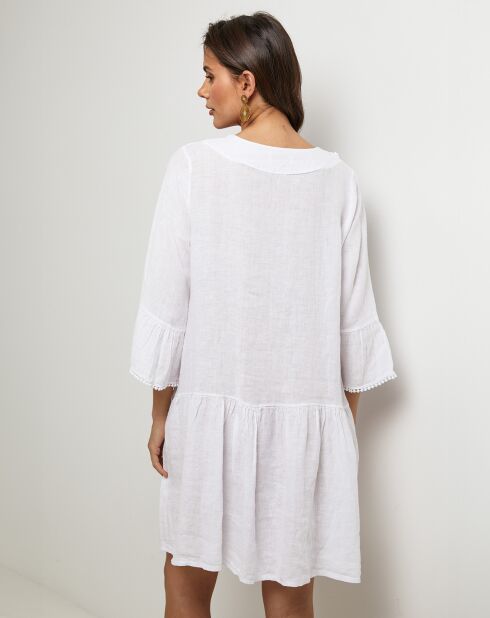 Robe 100% Lin Couture blanche