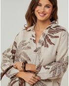 Robe 100% Lin Jane beige