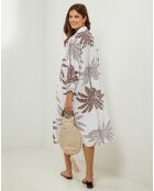 Robe 100% Lin Jane blanche