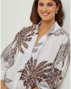 Robe 100% Lin Jane blanche