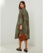 Robe 100% Lin Jane kaki