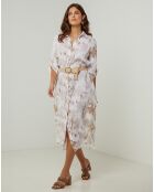 Robe 100% Lin Jane blanche