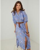 Robe 100% Lin Jane indigo