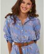 Robe 100% Lin Jane indigo