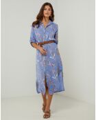 Robe 100% Lin Jane indigo