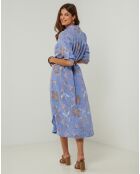 Robe 100% Lin Jane indigo