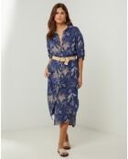 Robe 100% Lin Jane marine