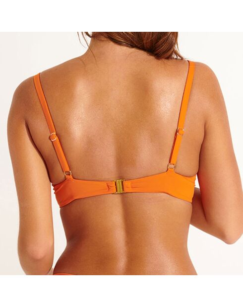 Haut de maillot de bain Bandola bonnet C orange
