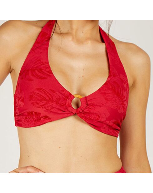 Haut de maillot de bain Kandima rouge