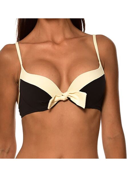 Haut de maillot de bain Salento bonnet C noir