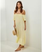 Robe 100% Lin Manon jaune