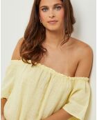 Robe 100% Lin Manon jaune