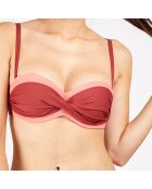 Haut de maillot de bain Corales rose