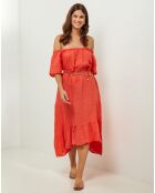 Robe 100% Lin Manon orange