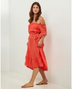 Robe 100% Lin Manon orange