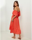 Robe 100% Lin Manon orange