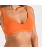 Haut de maillot de bain Bandola orange