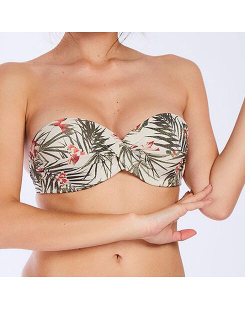 Haut de maillot de bain Manglares écru