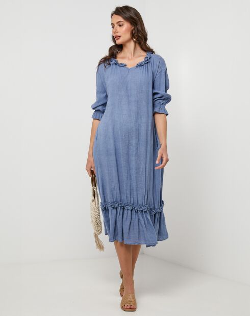 Robe 100% Lin Ananas jeans