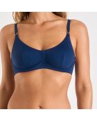 Haut de maillot de bain Bandola bonnet D bleu foncé