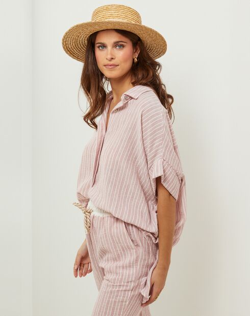 Chemise Bibsy rose