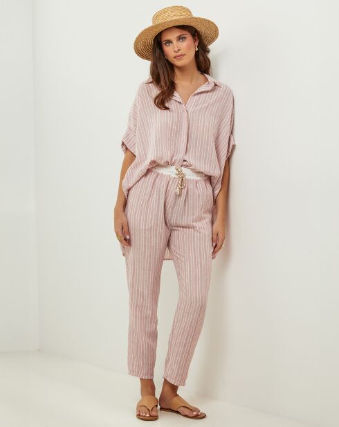 Chemise Bibsy rose