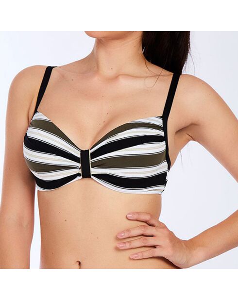 Haut de maillot de bain Acqualux bonnet D noir