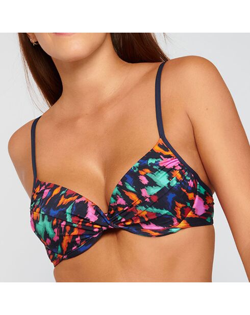 Haut de maillot de bain Cartagena bleu marine