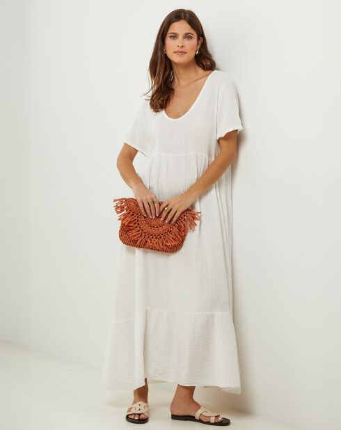 Weißes Lolita-Kleid