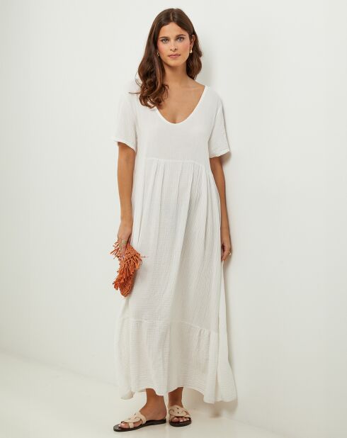 Weißes Lolita-Kleid