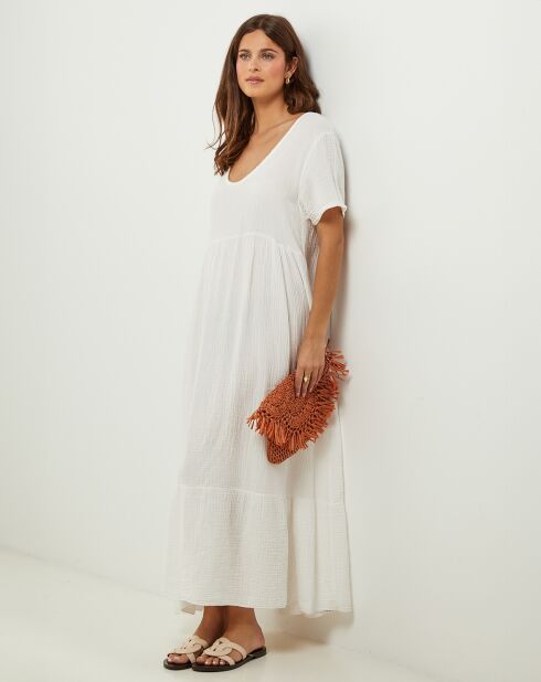 Weißes Lolita-Kleid