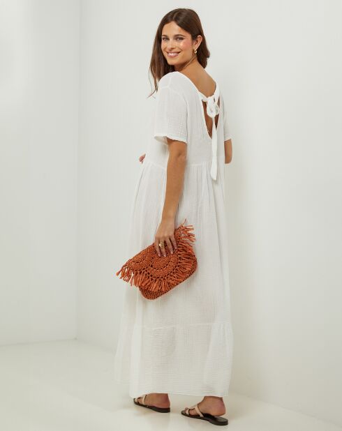 Weißes Lolita-Kleid